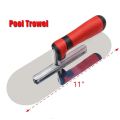 NAMUNY Stainless Steel Pool Trowel Flat Concrete Finishing Trowel Tools Cement Drywall Plastering Masonry Construction Tool. 