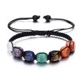 7 Chakra Jewelry Set Crystal Pendant Necklace Chakra Lava Rock Stone Bead Bracelets for Women Men Reiki Healing Meditation Yoga. 