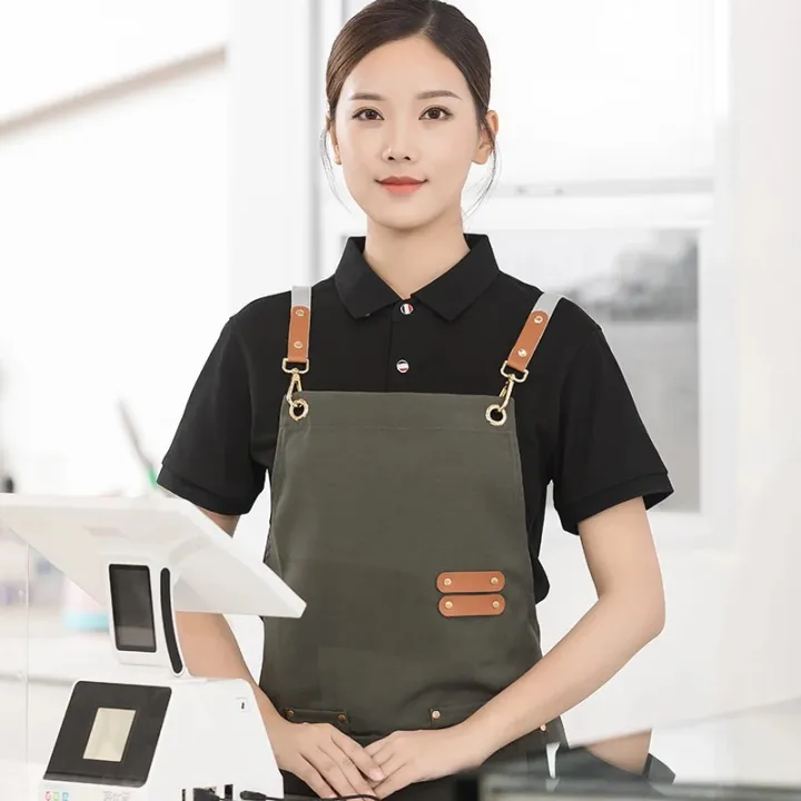 Professional%20Men%20Women%20Work%20Apron%20Waterproof%20Kitchen%20Cafes%20Nail%20Beauty%20Hair%20Cutting%20Salon%20Uniform%20Grill%20Garden%20Waiter%20Bib%20Custom%20-%20Image%203