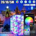 10M Striscia Led RGB Fairy Lights for Christmas Tree Wedding Party Decoration and Room Home Decoration. 