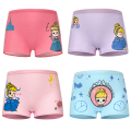 SMY 4 Pieces/Lot 2-12Y Children Underwear High Quality Cotton Girls Panties Cute Cat Pattern Kids Boxer Briefs Child Soft girl Pants. 