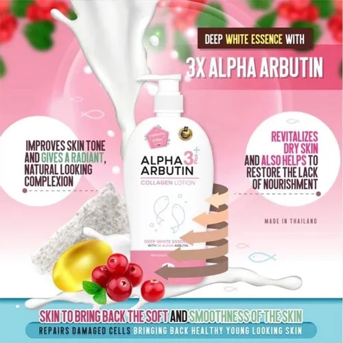 Natural%20Extracted%20COLLAGEN%20Vitamin%20C,%20AAL5%20Vitamin%20E%203x%20ALPHA%20ARBUTIN%20PLUS%20LOTION%20500%20Ml%20Made%20In%20THAILAND%20-%20Image%203