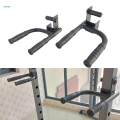 2Pcs Dip Bar Attachment Exercise for Squat & Power Racks Dip Grip Handles. 