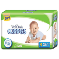 Velona Cuddles Disposable Baby Diapers Small (3kg to 8kg) 36 Pcs. 