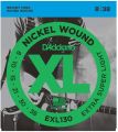 DAddario EXL130 Nickel Wound Electric Guitar Strings, Extra- Super Light, 8-38 daddario string set EXL 130 electric string Set kandy Musical Hub. 