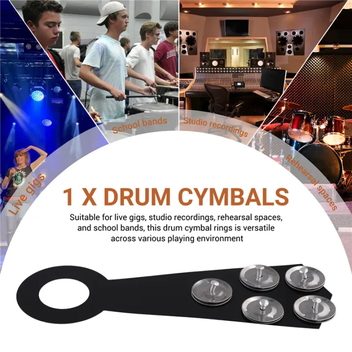 Drum Cymbal Bells Rings Cymbal Bells Accessories Drum Set Cymbal Bells ...