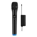 Wireless Professional UHF Microphone with Wireless Receiver | Wireless Mic FM Mic with Rechargeable Receiver Dynamic Handheld Microphones. 