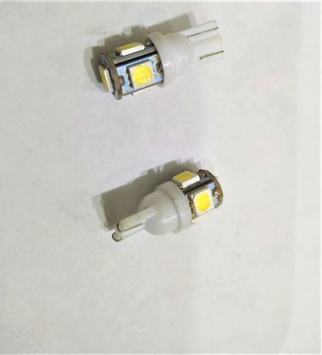 2 Pcs Led Parking Light Bulb White