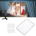 1.8*1.2M Projector creen Foldable Portable Display Cloth for Christmas Halloween Movie. 