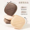 YAMENG DIARY Milk Coffee Puff Thick Super Soft Comfortable Not Easy to Eat Powder Dry and Wet Dual-use Leather Surface Cushion. 