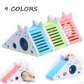 Funny Hamster Slide Toy Guinea Pig Assembled Slide Toys Chinchillas Hamster House Cage Breathable Hamster Accessories. 