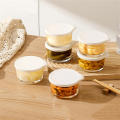 Portable Glass Storage Jar Translucent Sealed Pickle Jar High-Quality Stackable for Picnic Travel Office. 