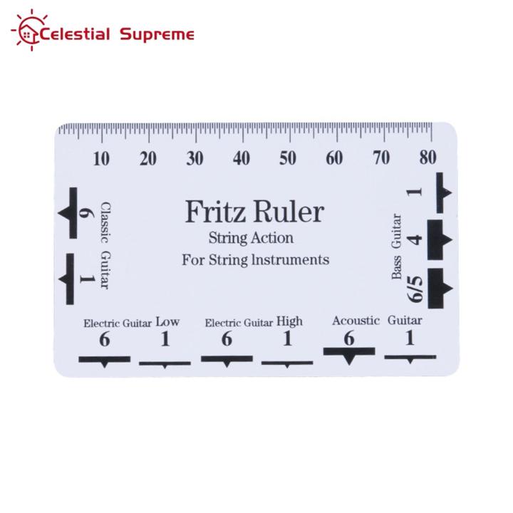 Bass Ruler Useful Musical Instruments String Action Ruler | Daraz.lk