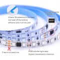 WS2811 RGB Led Strip Light 5050 SMD Addressable 96 LEDs External 1 IC Control 3 Leds Bright Normal Led Lights DC12V. 