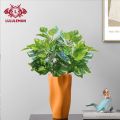 Artificial Plant Vibrant Realistic Fake Leaf Exquisite Workmanship Simulation Green Plant for Home Decoration. 