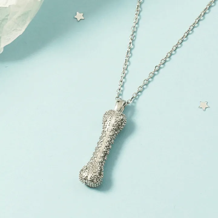 Star%20Wang%20Yibo%20Full%20Diamond%20Dog%20Bone%20Necklace%20Men's%20Hip%20Hop%20Simple%20Fashion%20Japan%20and%20South%20Korea%20Niche%20Personality%20Pendant%20-%20Image%202