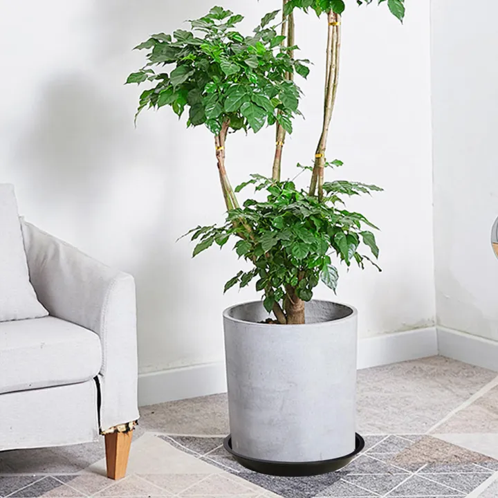 4Pcs%2016%20Inch%20Saucer%20Black%20Plastic%20Tray,%20Indoor%20Outdoor%20Pot%20Saucers%20for%20Gardening%20and%20Drip%20Protection%20-%20Image%202