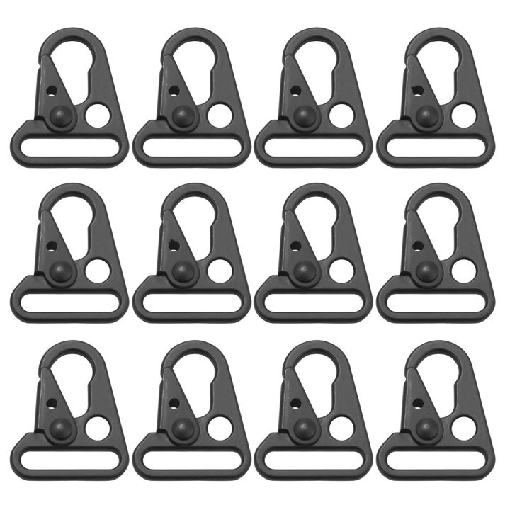60%20Pieces%20Enlarged%20Mouth%20Clip%20Clasp%20Olecranon%20Hook%20for%20Keychain%20Snap%20Hooks%20Outdoor%20Bag%20Black%20Color%20-%20Image%205