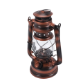 25Cm Iron Antique Bronze Oil Lanterns (Cover) Nostalgic Portable Outdoor Camping Lamp Leak Proof Seal Outdoor Camping Light. 