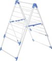 Cloth Rack Adjustable and Comfort Clothes Drying Stand | Folding Rack with Stand Space Saving | Portable and Foldable Drying Rack, Ideal for Small Areas - White. 
