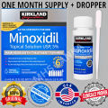 Kirkland Minoxidil 5% USA One Month Supply + Free Dropper. 