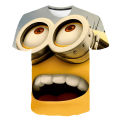 Summer T-Shirt Girls boys Captain Minionss Cartoon Print kids Clothes Fashion Harajuku Children'S Clothing anime T Shirt. 