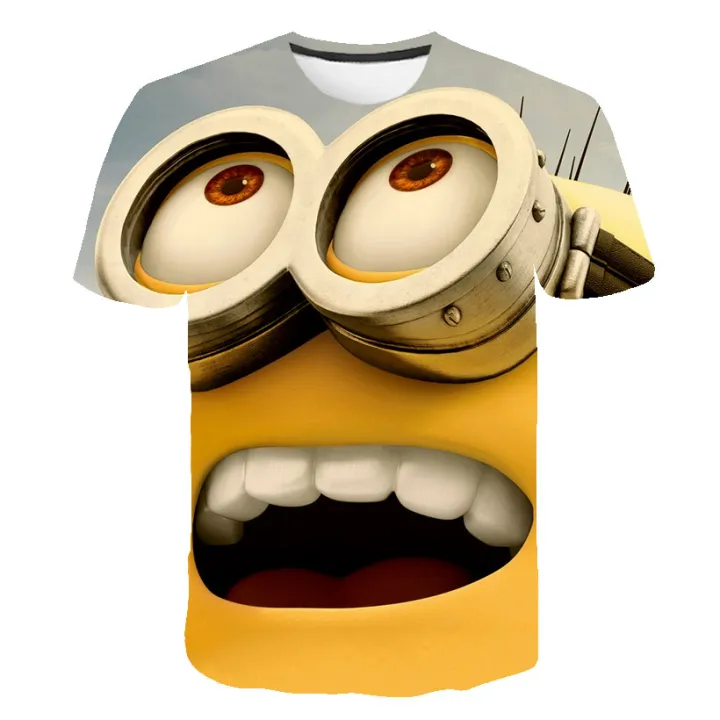 Summer%20T-Shirt%20Girls%20boys%20Captain%20Minionss%20Cartoon%20Print%20kids%20Clothes%20Fashion%20Harajuku%20Children'S%20Clothing%20anime%20T%20Shirt%20-%20Image%205