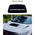 Universal 40 x 28 Car Hood Vent Decorative Air Flow Intake Bonnet Hood Scoop Cover Exterior Accessories For Car. 