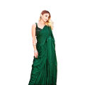 Green Saree with Sequin Work Blouse New. 