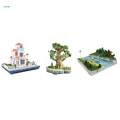 2x Diorama Base Sculpting Sheets DIY Scenery Architecture Model Micro Landscape Craft Board Foam , 1.7cmx30cmx40cm. 