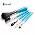 Professional 5 Pcs Makeup Brushes Tools Set For Foundation Beauty Eye Face Styling Accessories Toiletry Soft Brushes Kit Blue. 