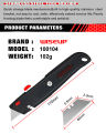 Utility knife aluminum body WISEUP brand SK5 blade 100104. 
