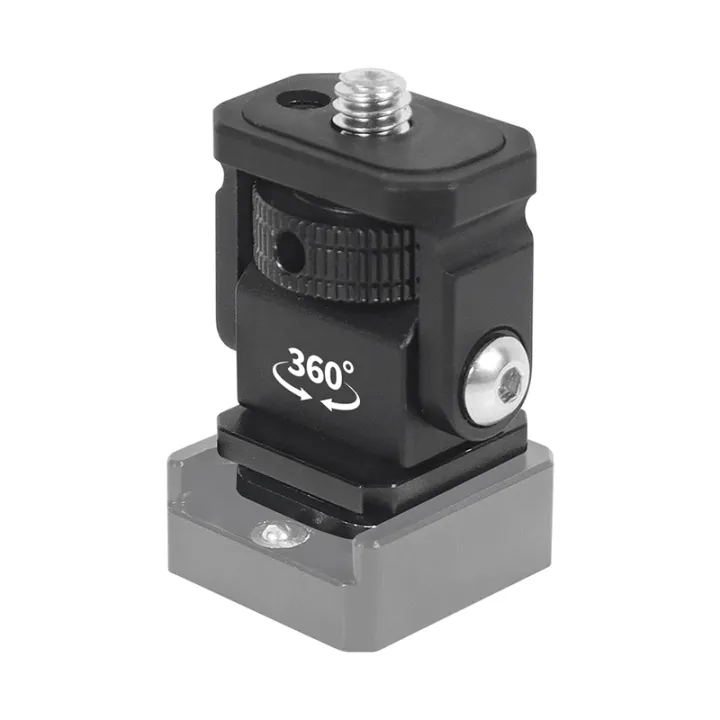 Tripod%20Adapter%20Cold%20Shoe%20Mount%201/4"%20Arri%20Anti-Loose%20Quick%20Release%20Swivel%20For%20Camera%20Flash%20Mic%20Holder%20-%20Image%202