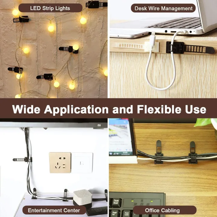 Cable%20Strap%20Ties%20Cable%20Management%20Clips%20Adjustable%20Nylon%20Clamps%20Organizer%20with%20Adhesive%20Tape%20Cable%20Clips%20for%20Home%20-%20Image%204