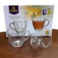 Coffee & Tea Glass Cups 6 Pieces Set. 