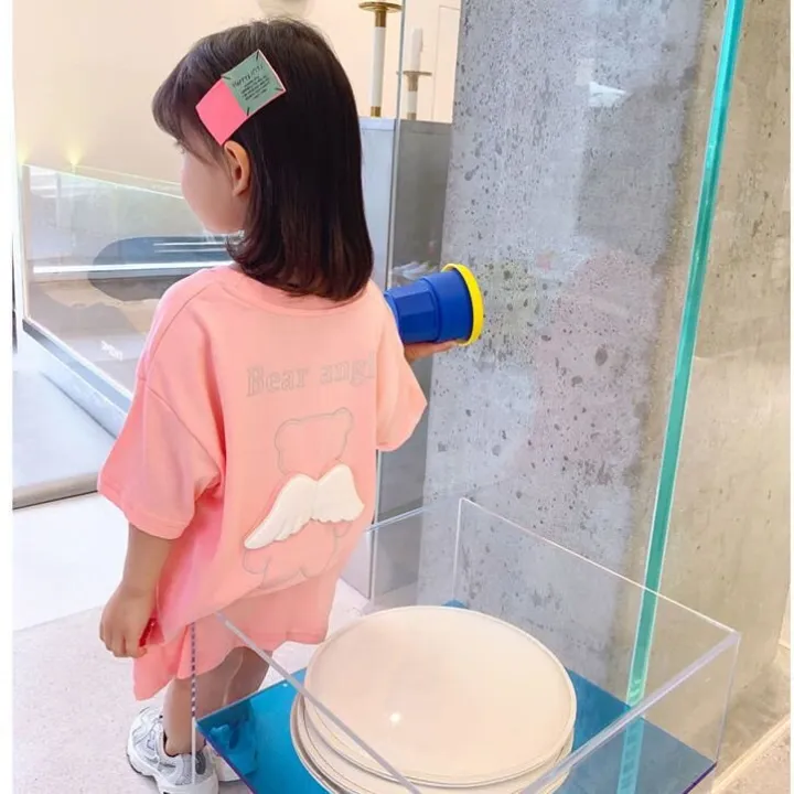 %5BPUTRI%20KESLI%5D%201-8%20years%20of%20T%20-shirt%20dress%20wings%20pink%20angel%20black%20girl%20clothing%20-%20Image%204