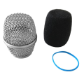 Microphone Replacement Head Microphone Mesh Heads Grille Microphone Head Steel Mesh Handheld Microphone Grill Mesh Head for Beta87A. 