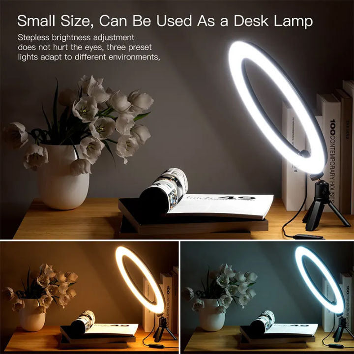10%20Inch%20Beauty%20Ring%20Light%20with%207%20foot%20stainless%20steel%20Stand%20Tripod%20and%20phone%20holder%20-%20Tiktok%20Light%20-%20youtube%20-%20Facebook%20-%20Instagram%20-%20Live%20stream%20-%203%20color%20shades%20-%20switch%20-%20Studio%20light%20-%20FairBay.%20-%20Image%206