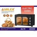 Electric Oven 65LTR Black ( 6Kg - 7Kg). 