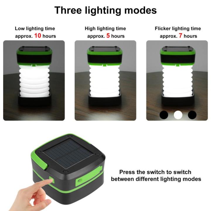 XIAOMI%20Camping%20Lantern%20Solar%20USB%20Rechargeable%20Lamp%20Outdoor%20Hiking%20LED%20Emergency%20Light%20Portable%20Foldable%20Lantern%20Flashlight%20Torch%20-%20Image%204
