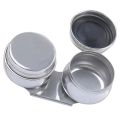 Stainless Steel Pot Brush Cleaning Tool Double Dipper Oil Painting Container Artists Palette Cup Drawing Pigment Holder. 