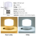 1W Pocket Mini LED Night Light USB Plug Lamp Power Bank USB Small Round Lights LED Eye Protection Reading Lamp. 