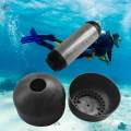 Scuba Tank Boot and Cap 6.8L Flat Bottom Cover Protection Base with Drainage Hole Cylinder Tank Boot. 