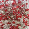100pcs 3mm LED Diffused Red Color LED Bulbs Light Emitting Diodes. 