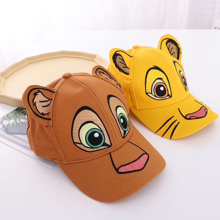 Disney%20Spring%20Autumn%20Baseball%20Caps%20Cartoon%20Lion%20Kids%20Hat%20Kawaii%20Ears%20Boys%20Girls%20Sun%20Visor%20Hat%20Baby%20Fashion%20Outdoor%20Snapback%20Caps%20-%20Image%202