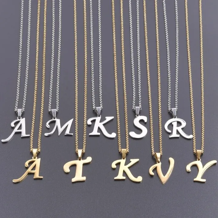 Big%20Alphabet%20Charm%20Necklace%2026%20Letters%20Pendant%20Stainless%20Steel%20Necklaces%20For%20Women%20Men%20Chain%20Around%20Neck%20A-Z%20Jewelry%20Accessories%20-%20Image%204