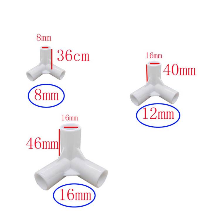 3%20Way%20White%20Pvc%20Tent%20Feet%20Corner%20Center%20Connector%20Pvc%20Straight%20Elbow%20Tee%20Connector%20Plastic%20Joint%20Diy%20Wardrobe%20Tent%20Fittings%20-%20Image%202