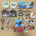 Customized Fridge Magnet Switzerland World Tourist Souvenir European Country Attraction Magnetic Refrigerator Sticker Home Decor. 