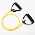 5 Levels Resistance Hot Yoga Pull Rope Bands Handles Elastic Sports Bodybuild Home Gym Workouts Muscle Training Rubber Tube Band. 