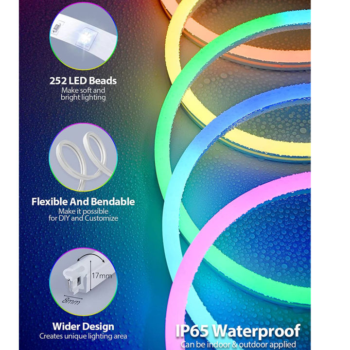 WS2811%20Pixel%20Neon%20LED%20Strip%20light%2012V%201/2/3/4/5m%20Waterproof%20Addressable%20Programmable%20Pure%20Silica%20Gel%20Flexible%20LED%20Neon%20Light%20-%20Image%202